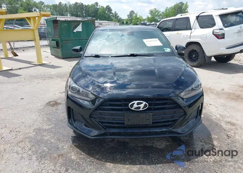 2019 Hyundai Veloster 2.0 из США, поврежденный, VIN KMHTG6AF9KU004053